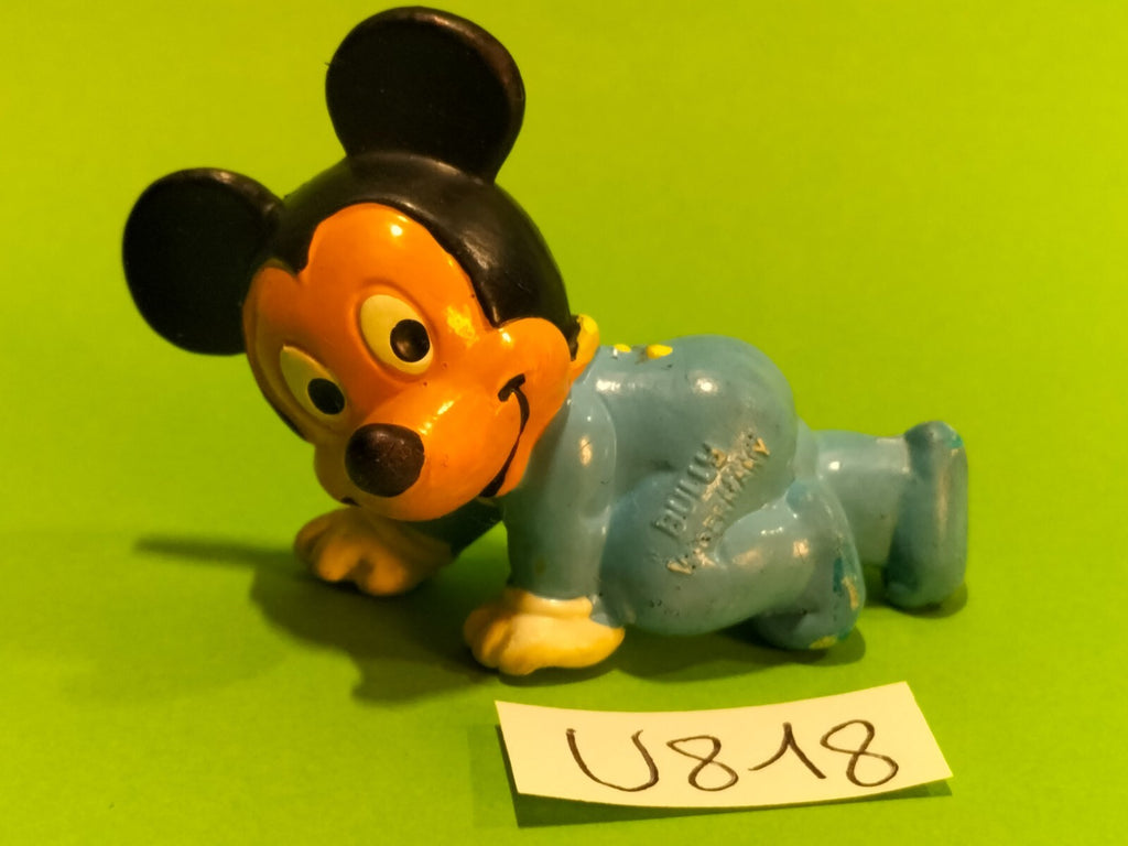 Figurine U060/U818: Mickey baby 5cm Bully 1985 W.Germany Disney baby