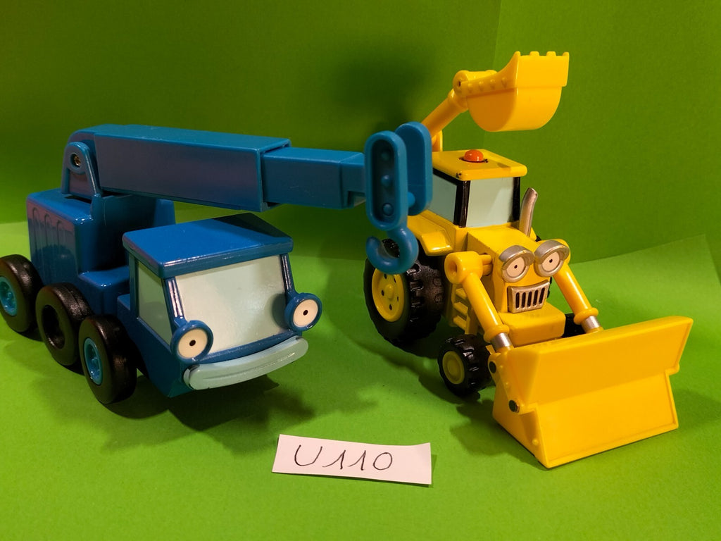 Figure U110: Lot of 2 Bob the Builder vehicles The Builder Hit/K. Chapman diecast