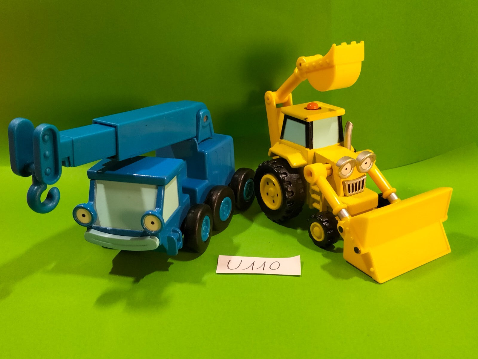 Figure U110: Lot of 2 Bob the Builder vehicles The Builder Hit/K. Chapman diecast