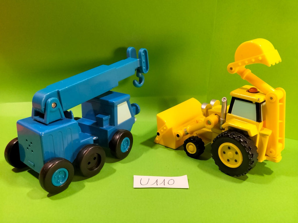 Figure U110: Lot of 2 Bob the Builder vehicles The Builder Hit/K. Chapman diecast