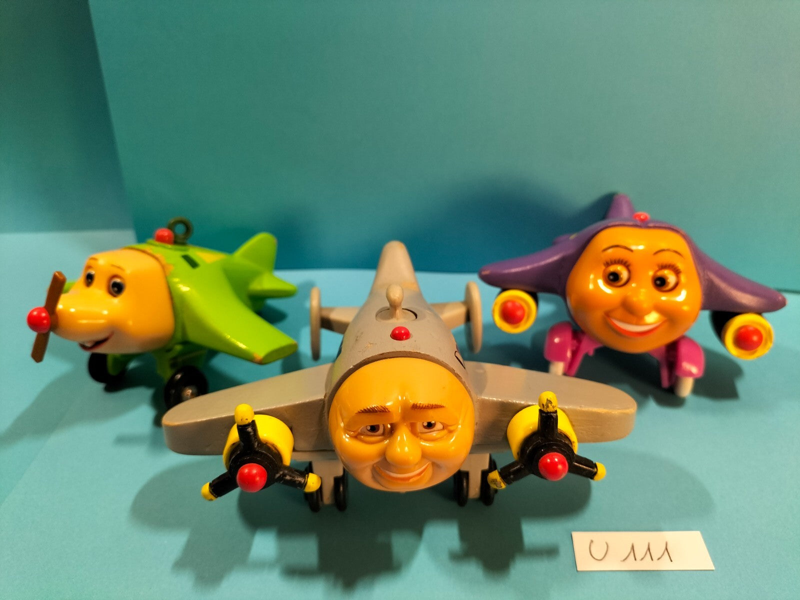 Figurine U111: Lot 3 planes Jay Jay The jet plane 2002 - 13cm