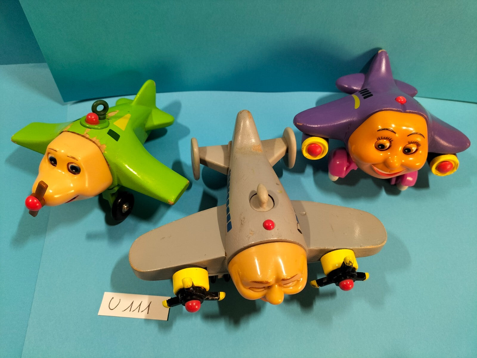 Figurine U111: Lot 3 planes Jay Jay The jet plane 2002 - 13cm