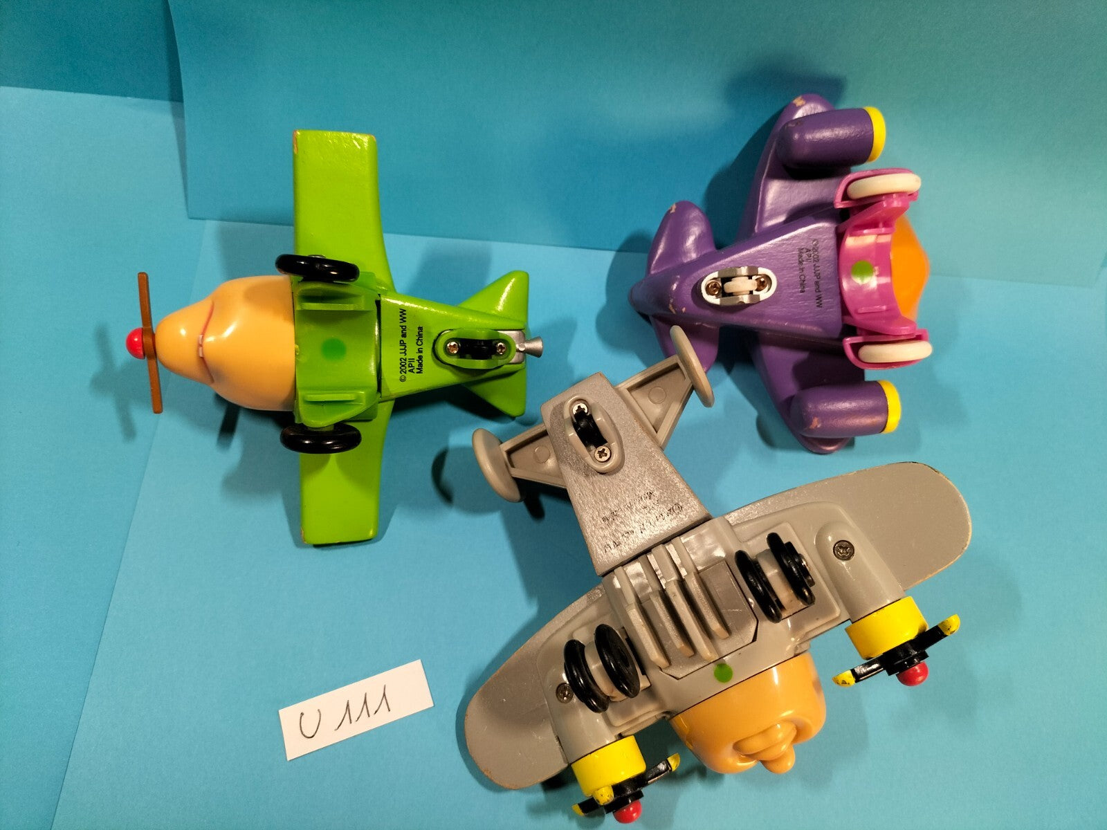 Figurine U111: Lot 3 planes Jay Jay The jet plane 2002 - 13cm