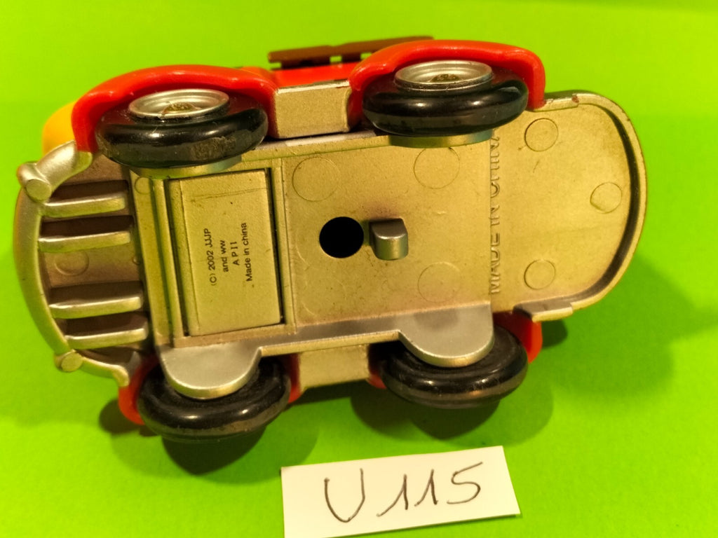 Figurine U115: Fire truck Revvin Evan Fire truck Jay Jay Jet plane 2002 9cm