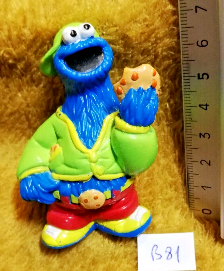 Figurine B81: Cookie Monster Rapper Sesame Street Henson