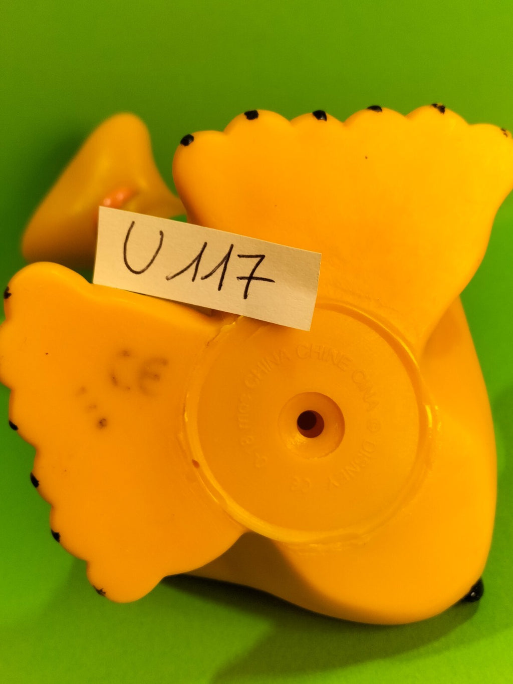 Figurine U117: Squeaky Pluto, Mickey Mouse's Dog, Disney, 14cm