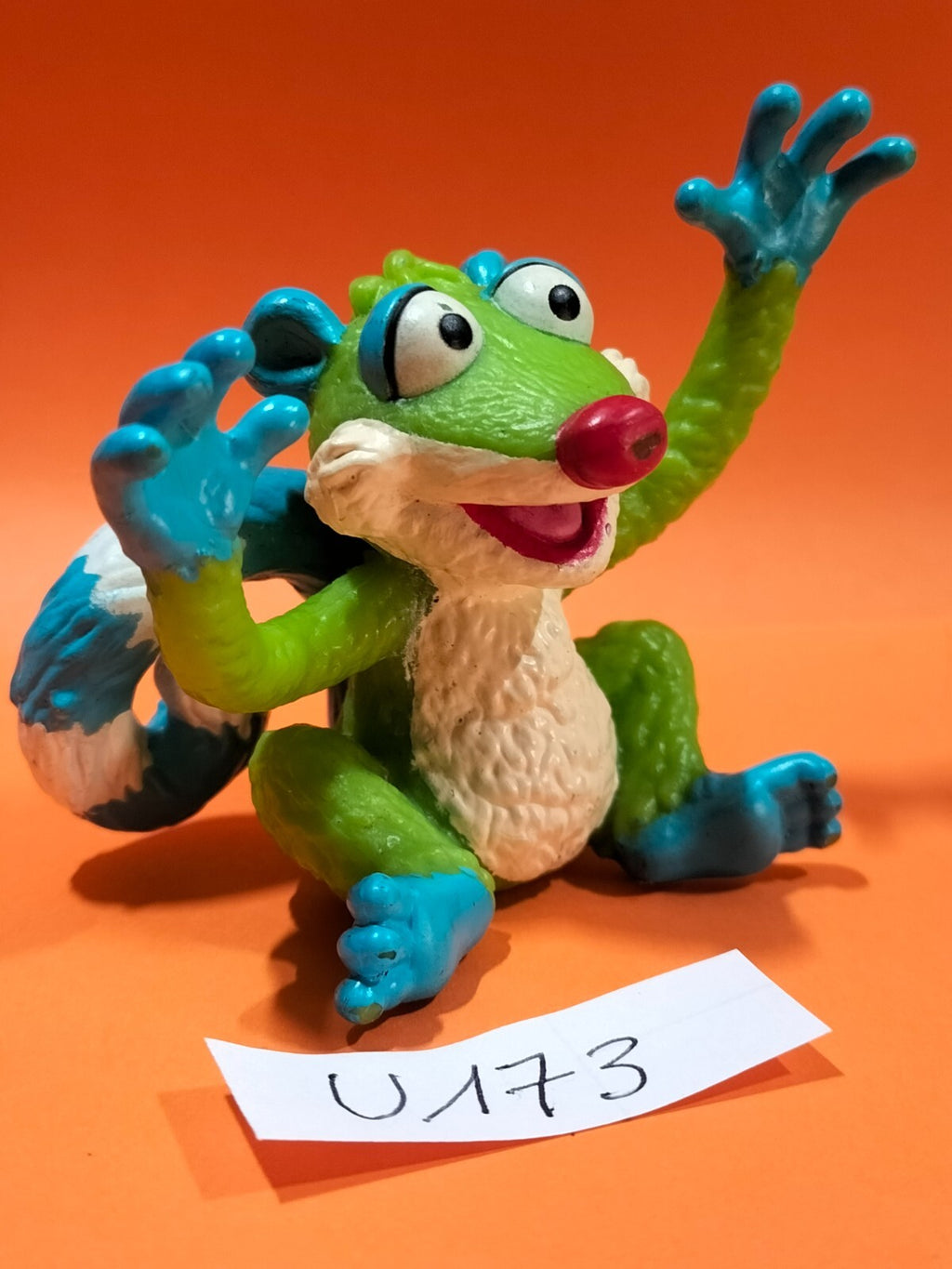 Figurine U376/U173: Lémurien Treelo Tibère Henson 6cm Bear in the big blue house