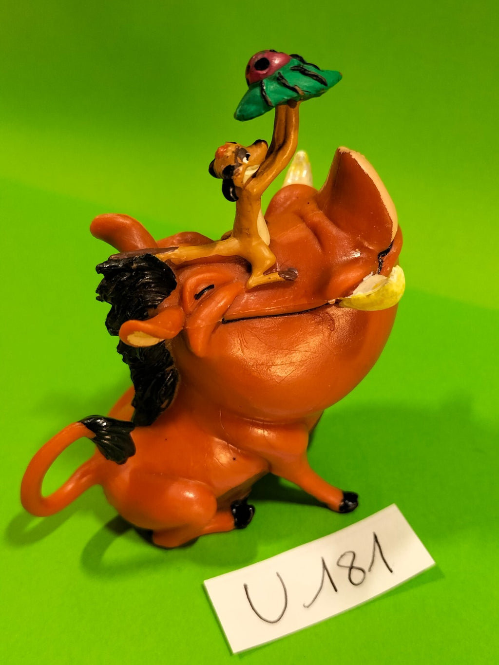 Figurine U181: Timon &amp; Pumbaa Lion King 7.5cm Disney Applause