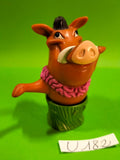 Figurine U182: Warthog Pumbaa 6cm Lion King Disney Burger King Equity 1996