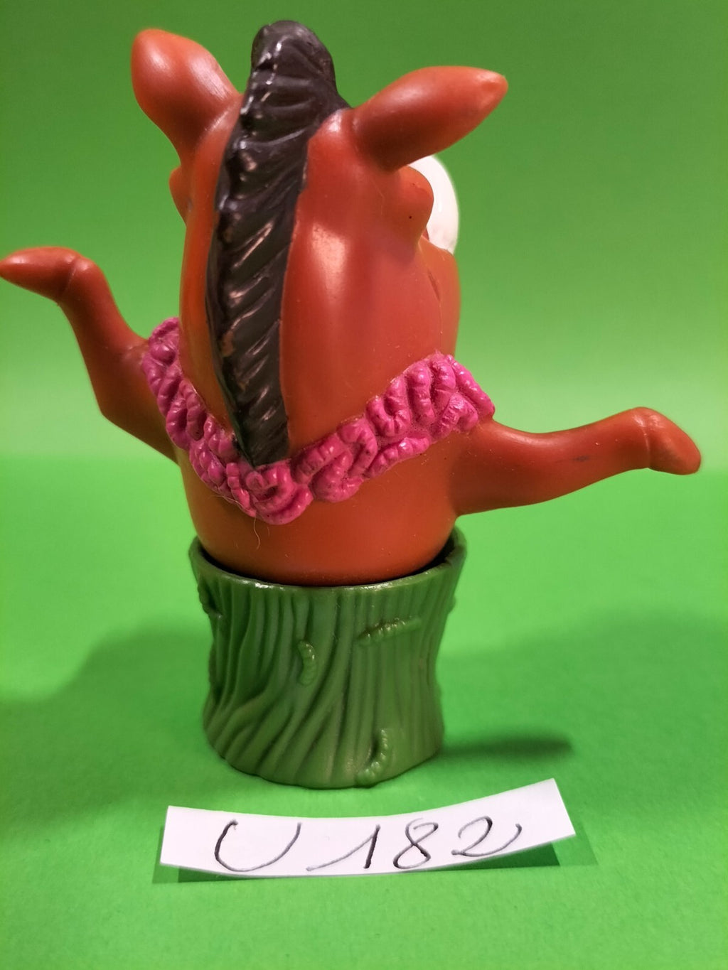 Figurine U182: Warthog Pumbaa 6cm Lion King Disney Burger King Equity 1996