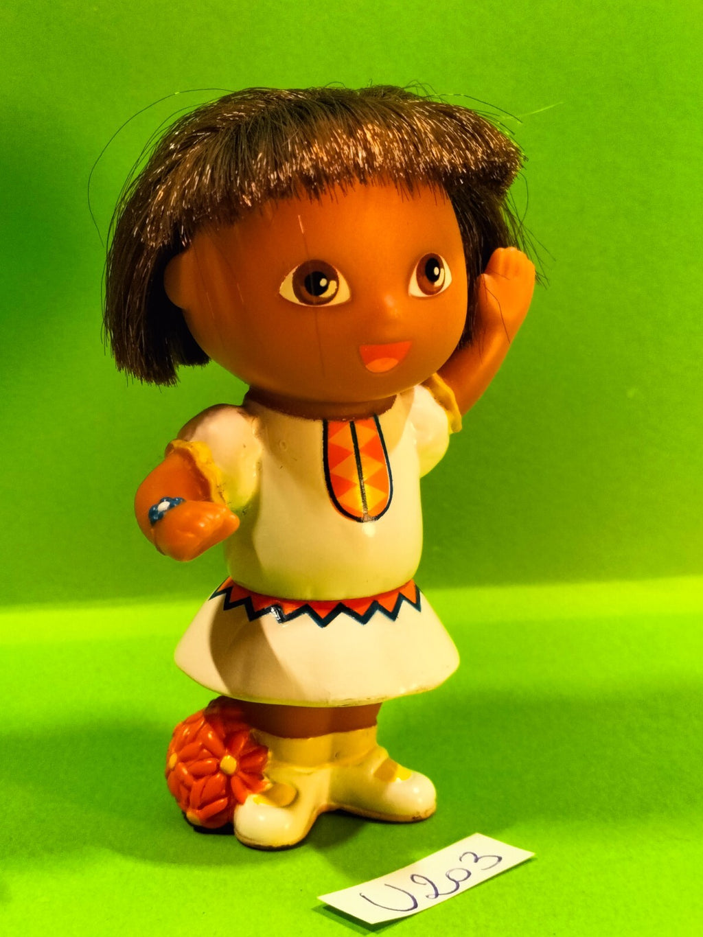 U203 Figurine: Dora the Explorer 9cm Viacom 2003 Mattel