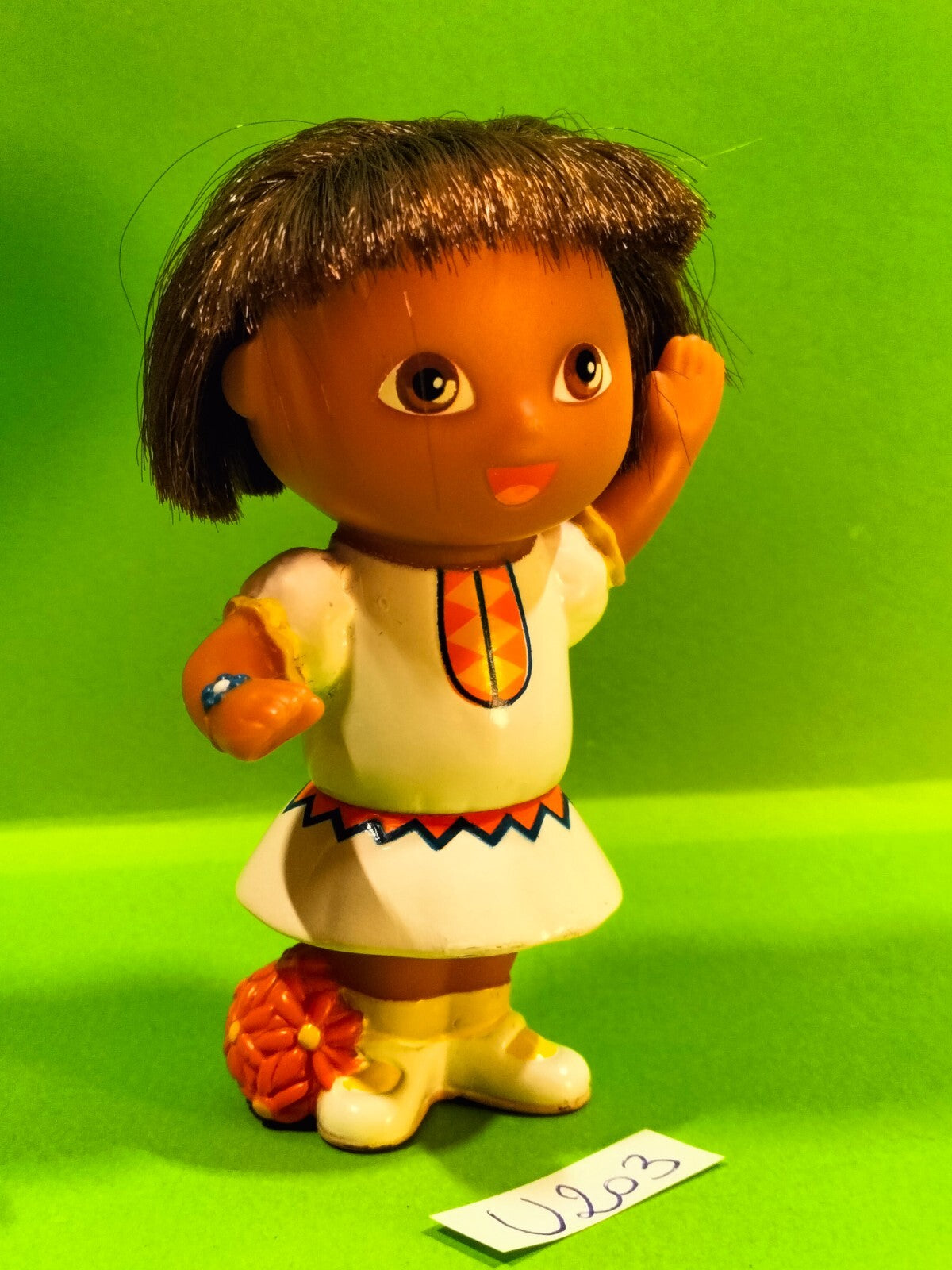 U203 Figurine: Dora the Explorer 9cm Viacom 2003 Mattel