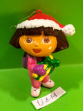 U211 Figurine: Dora the Explorer Christmas Decoration 8cm Viacom 2003