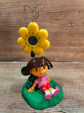 Figurine U229: Dora the Explorer photo or memo holder clock - The Explorer