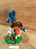 Figurine U230: Dora the Explorer &amp; Boots photo or memo holder clock
