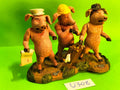 Figurine U308: 3 little pigs SHREK little pigs Dreamworks McFarlane 2001 rare
