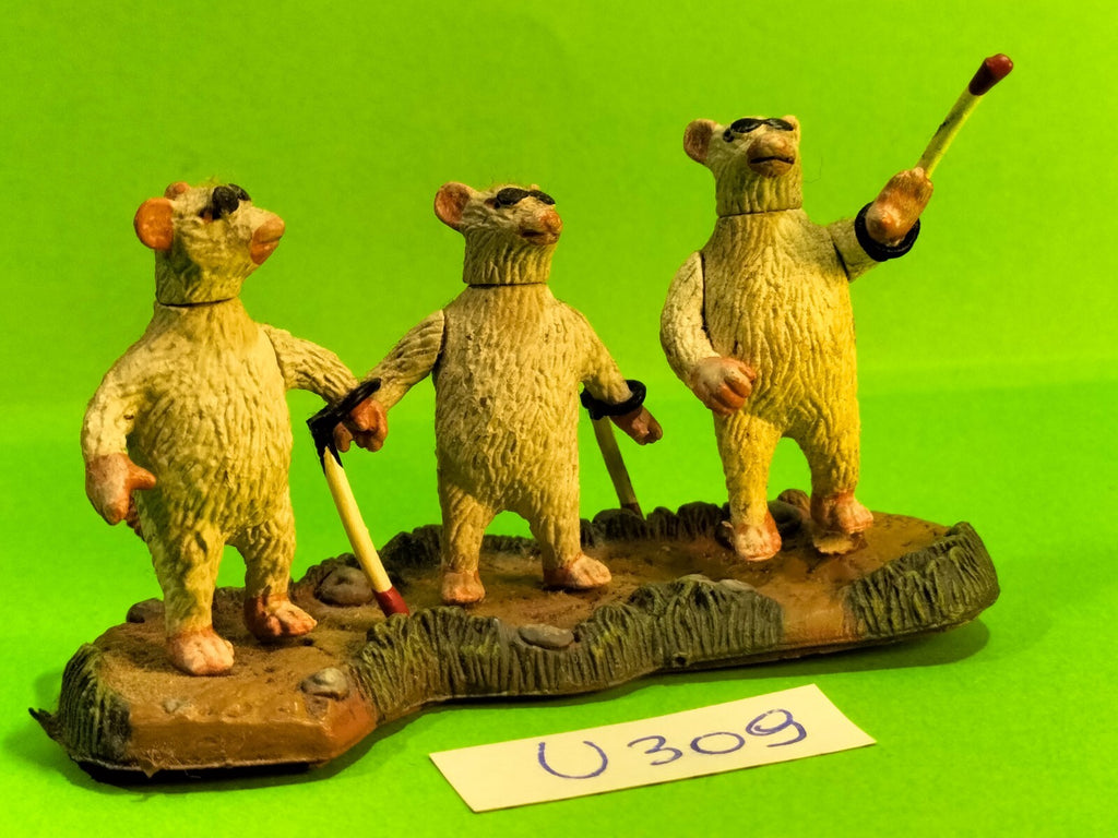 Figurine U309: 3 blind mice SHREK blind mice Dreamworks McFarlane 2001 rare