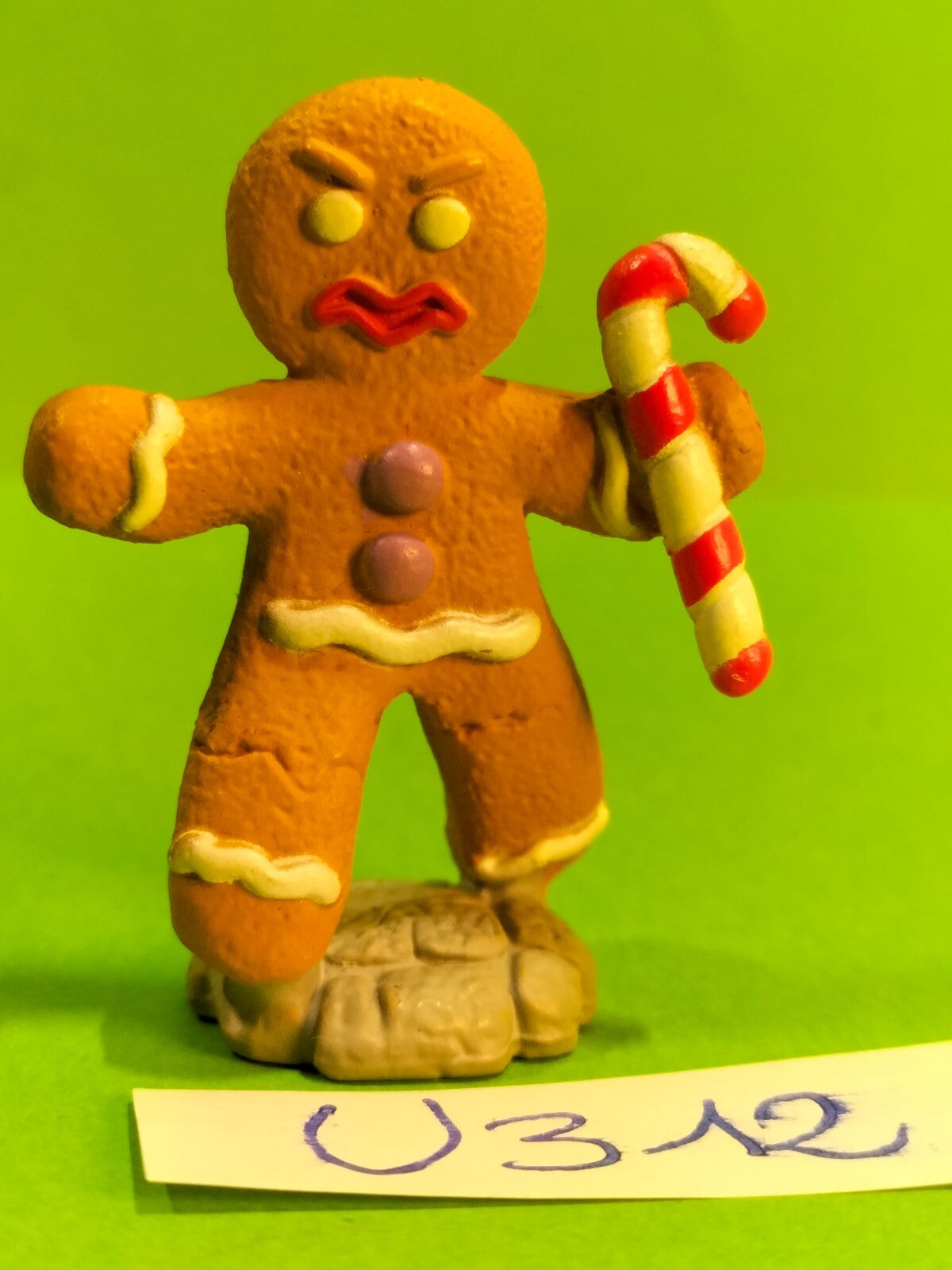 Figurine U312: Gingy Gingerbread man SHREK 3.5 cm Dreamworks 2004 rare
