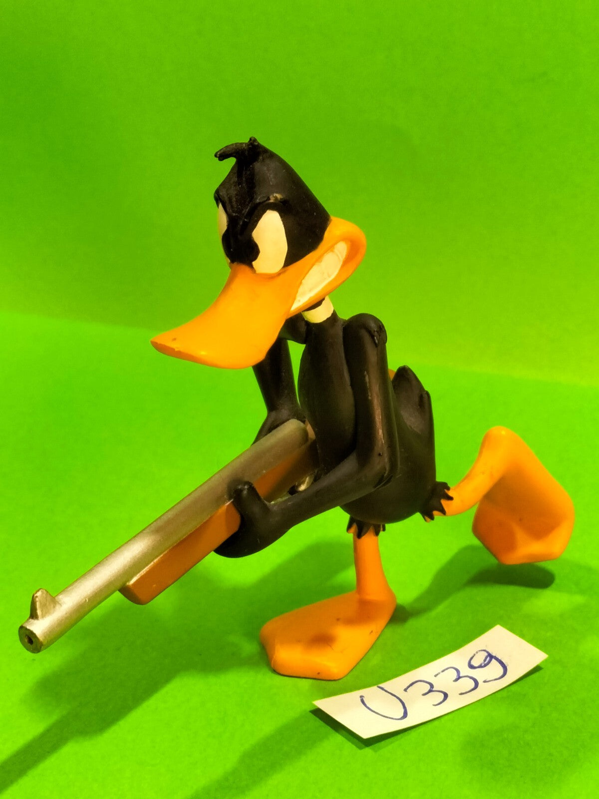 Figurine U339: Duck Daffy duck hunter/gun 7cm Warner Plastoy Looney tunes
