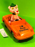 Figurine U344: Pink Panther in a car 9cm Pink Panther ESCI Italy 1984