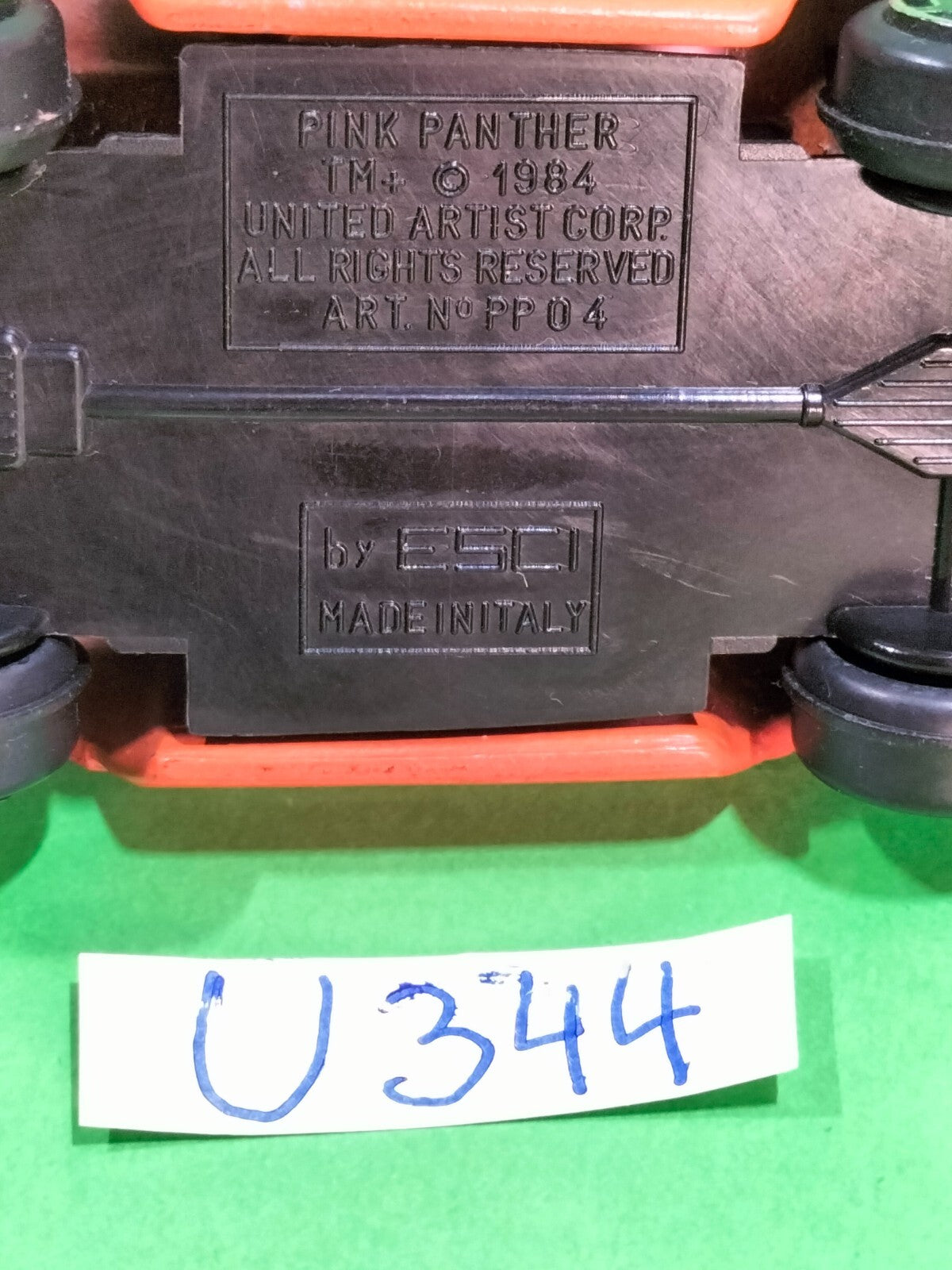 Figurine U344: Pink Panther in a car 9cm Pink Panther ESCI Italy 1984