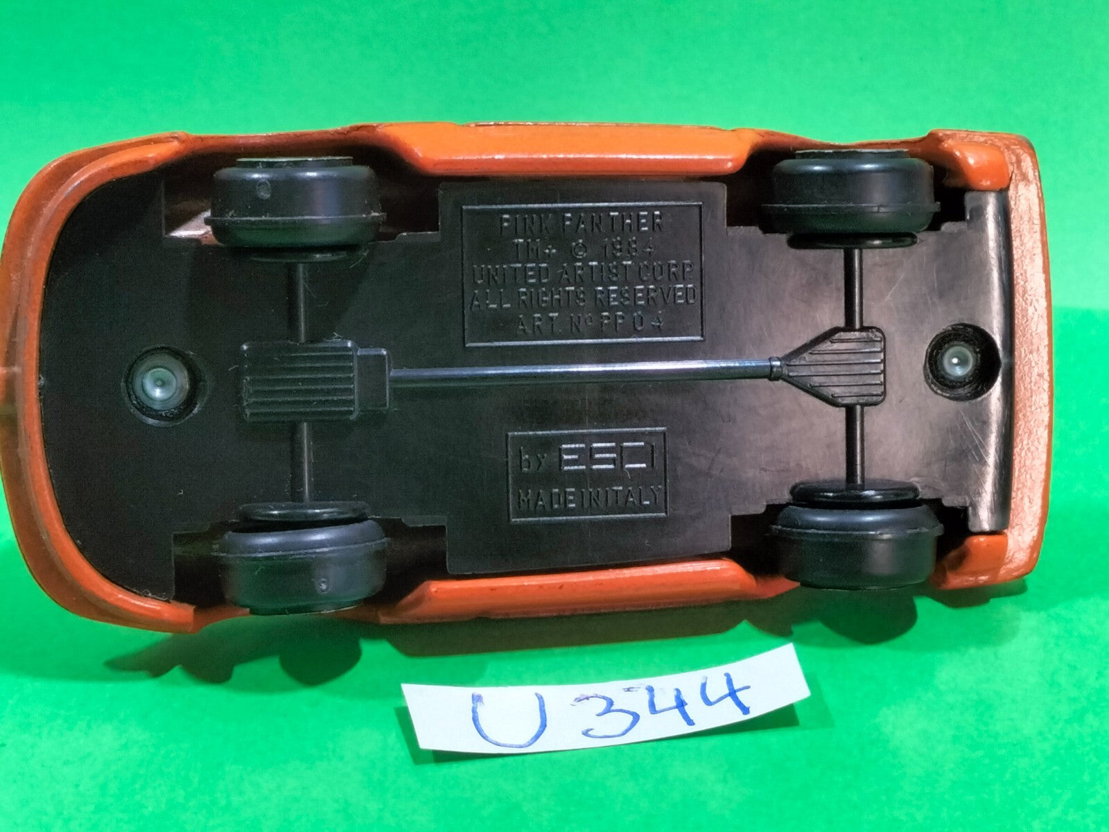 Figurine U344: Pink Panther in a car 9cm Pink Panther ESCI Italy 1984