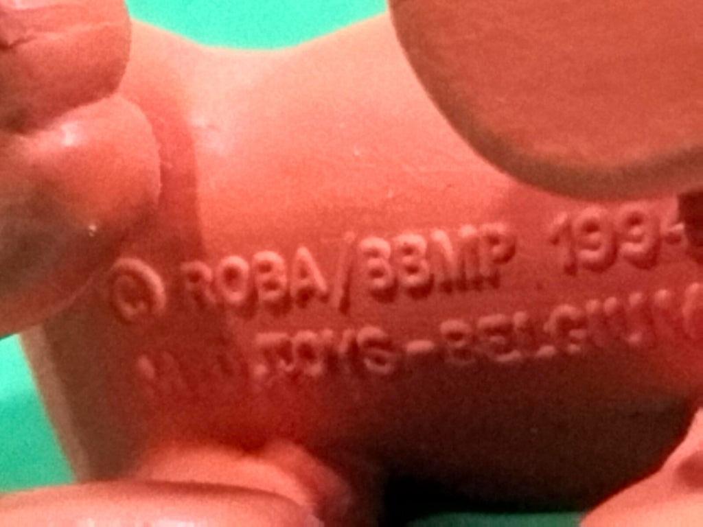 Figurine U373: Dog Bill (Boule &amp; Bill) 5x6cm Roba 1994 MD Toys