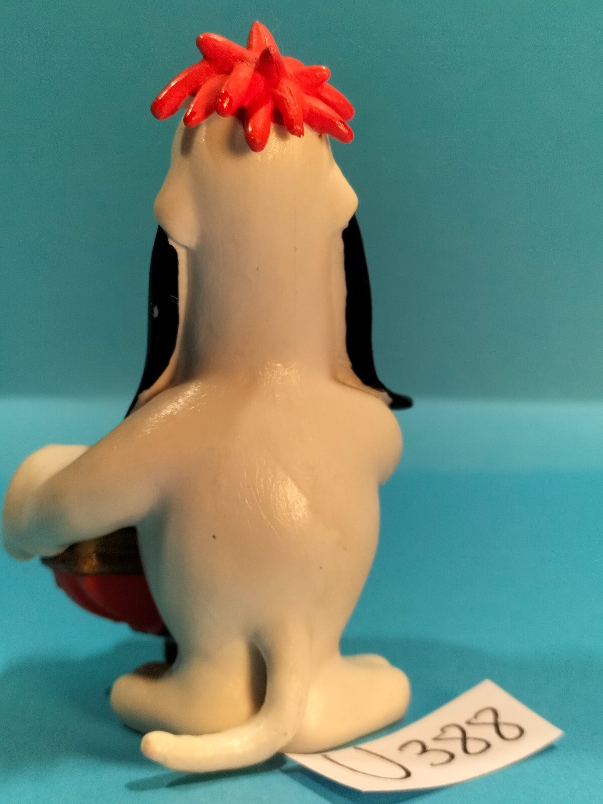 Figurine U388: Droopy dog ​​gift heart 6.5cm MDtoys 1997 Tex Avery