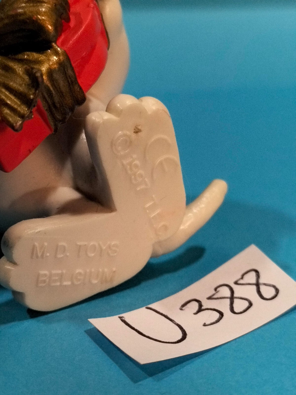 Figurine U388: Droopy dog ​​gift heart 6.5cm MDtoys 1997 Tex Avery