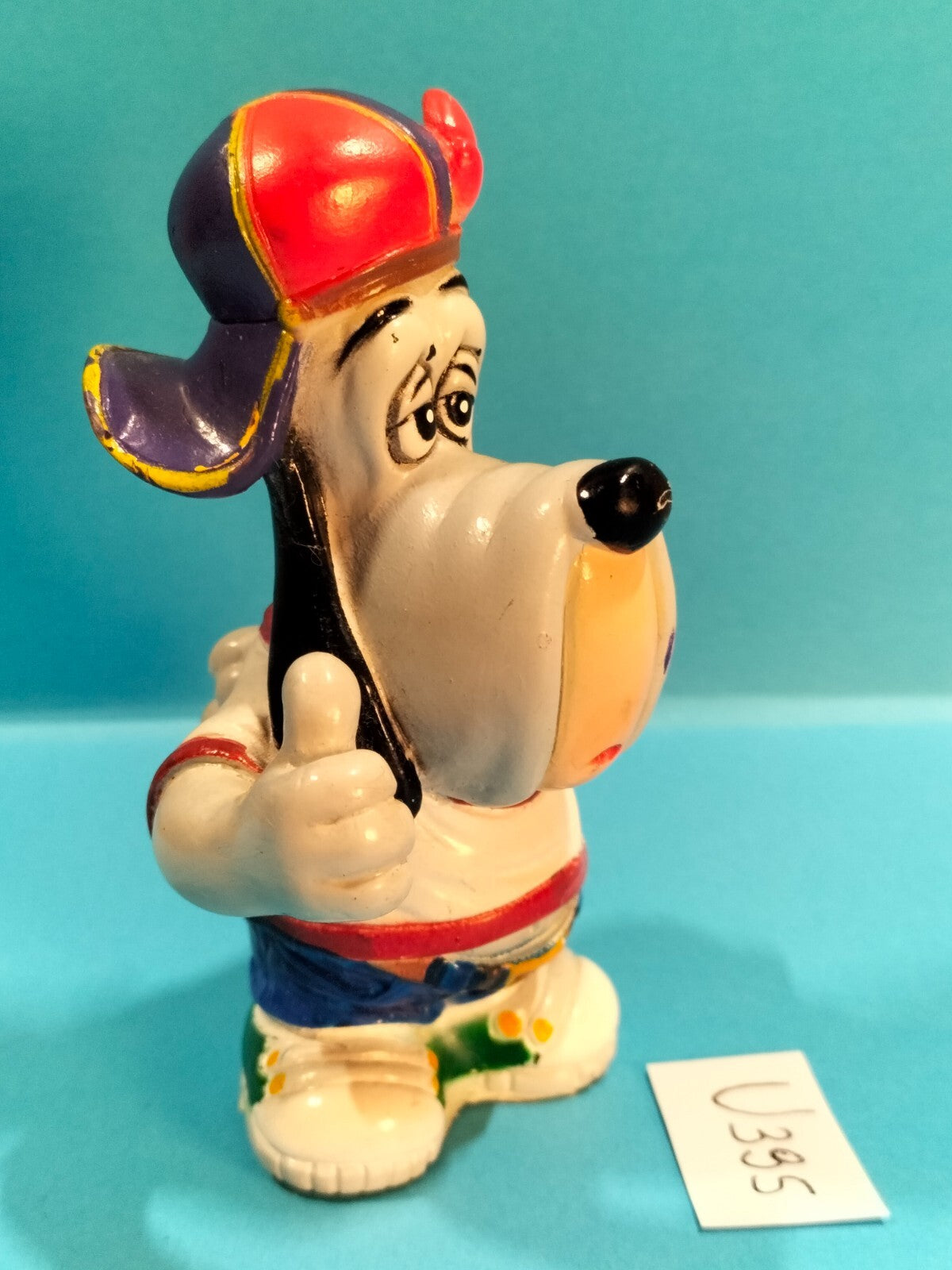 Figurine U395: Dog Droopy dog ​​Rapper break dance 1995 Tex Avery