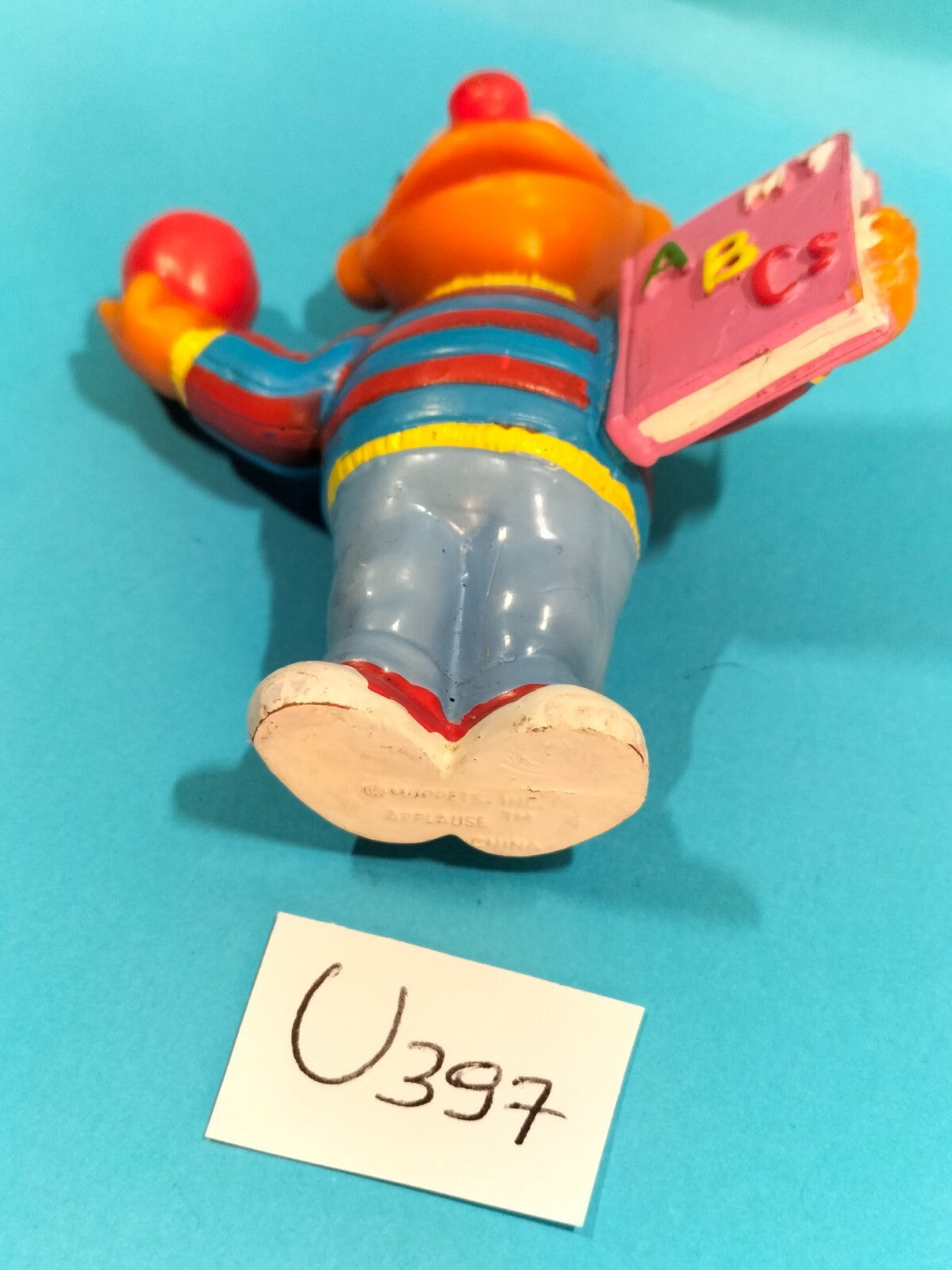 Sesame Street figurine U397: Ernie the schoolboy - JHP - Henson Applause 6cm