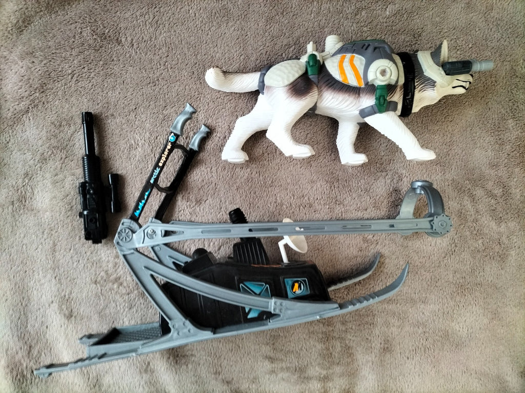 Action-Man AM24*: Trapper Dog + Sled Hasbro 1993 Polar Arctic Explorer