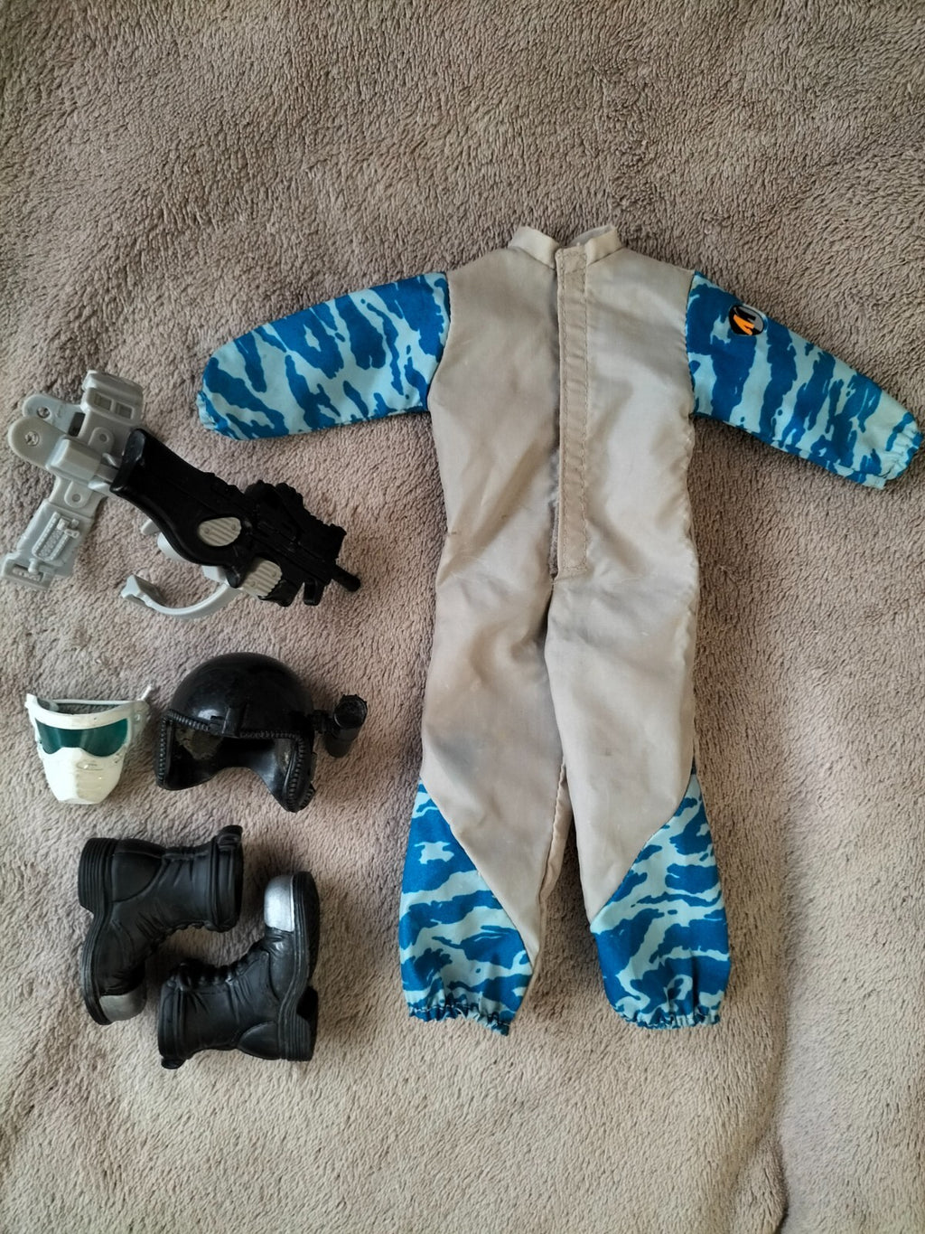 Action-Man AM24*: Trapper Dog + Sled Hasbro 1993 Polar Arctic Explorer