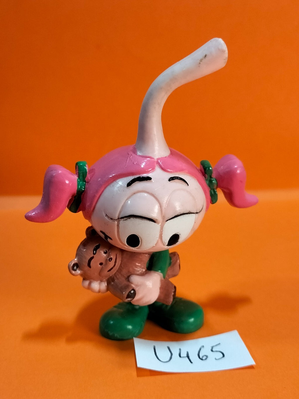 Figurine U465: Snorky Casey bear 8 cm Schleich W.Germany 1984 Snorkels