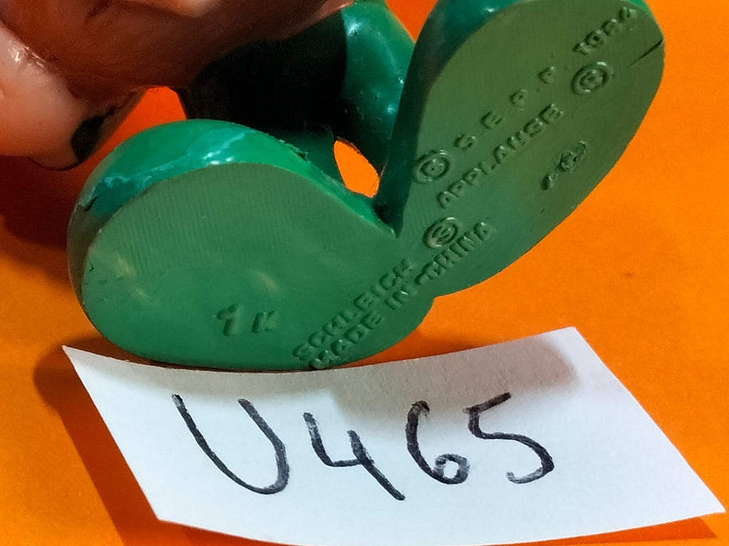 Figurine U465: Snorky Casey bear 8 cm Schleich W.Germany 1984 Snorkels