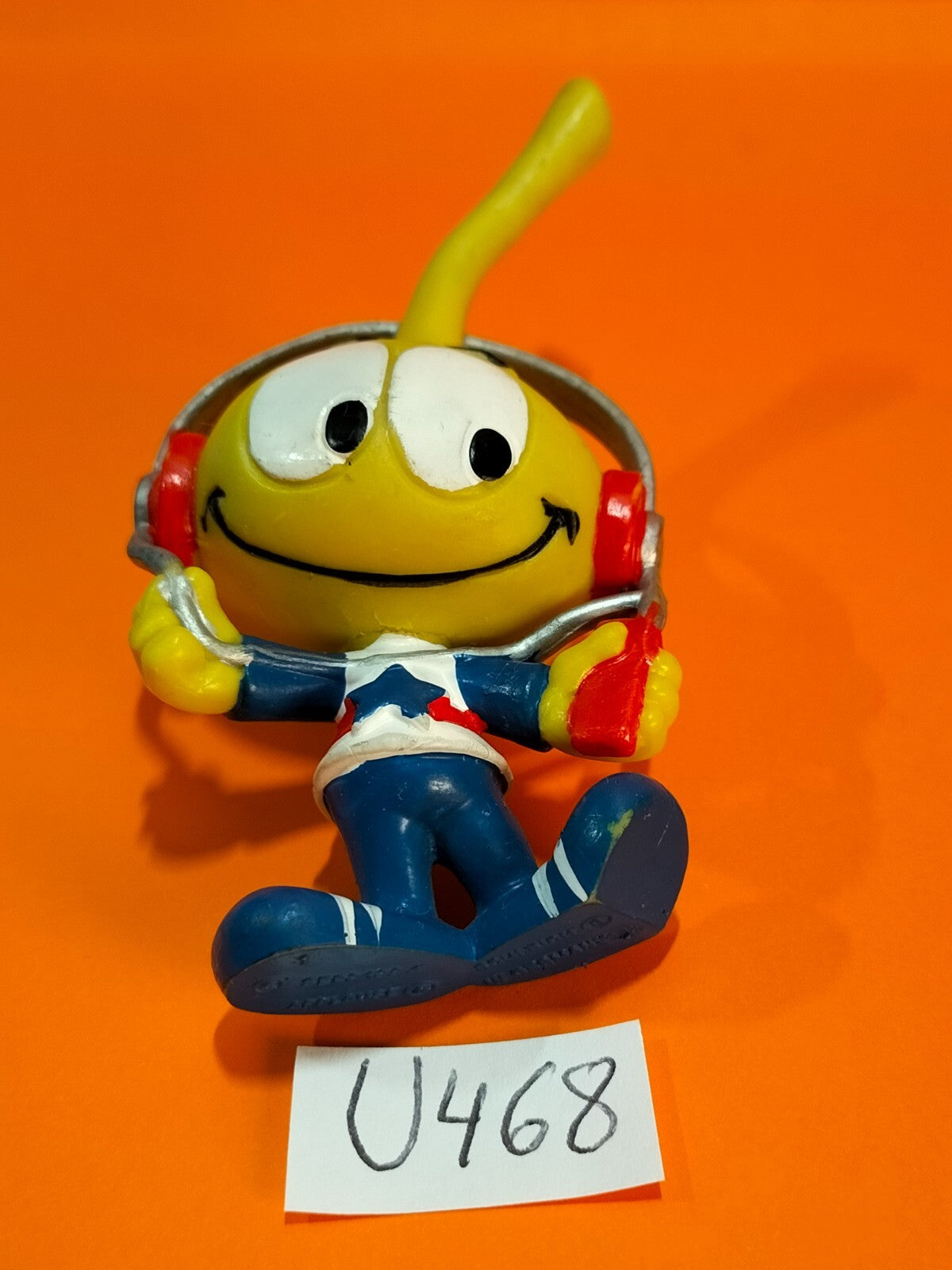 Figurine U468: Snorky Astral walkman 8 cm Schleich W.Germany 1984 Snorkels