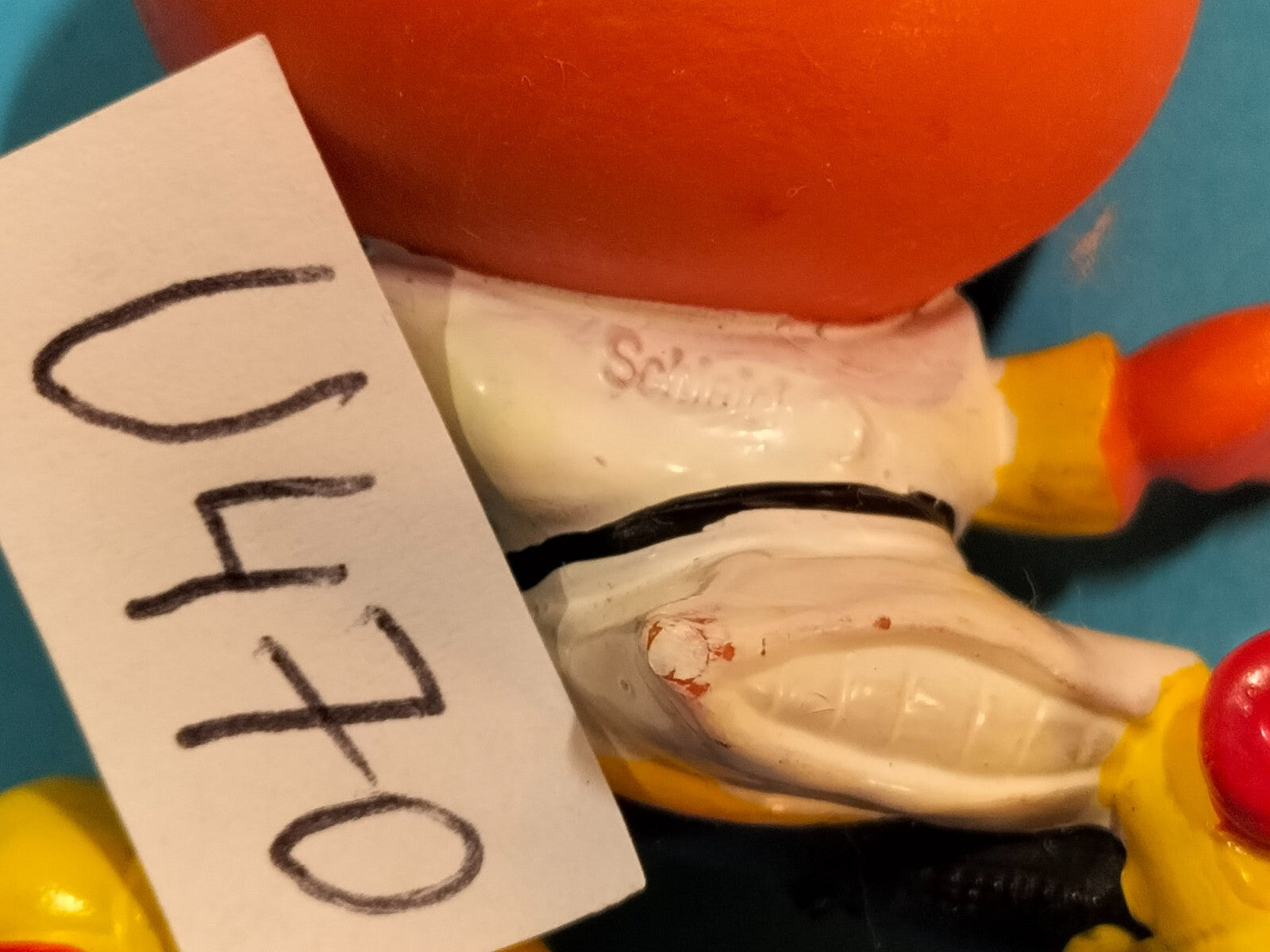 Figurine U470: Snorky Dimmy roller-skate 7cm Schleich Hong-Kong 1983 Snorkels