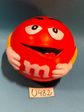 Figurine U482: Red M&amp;M's anti-stress foam ball 6cm Mars