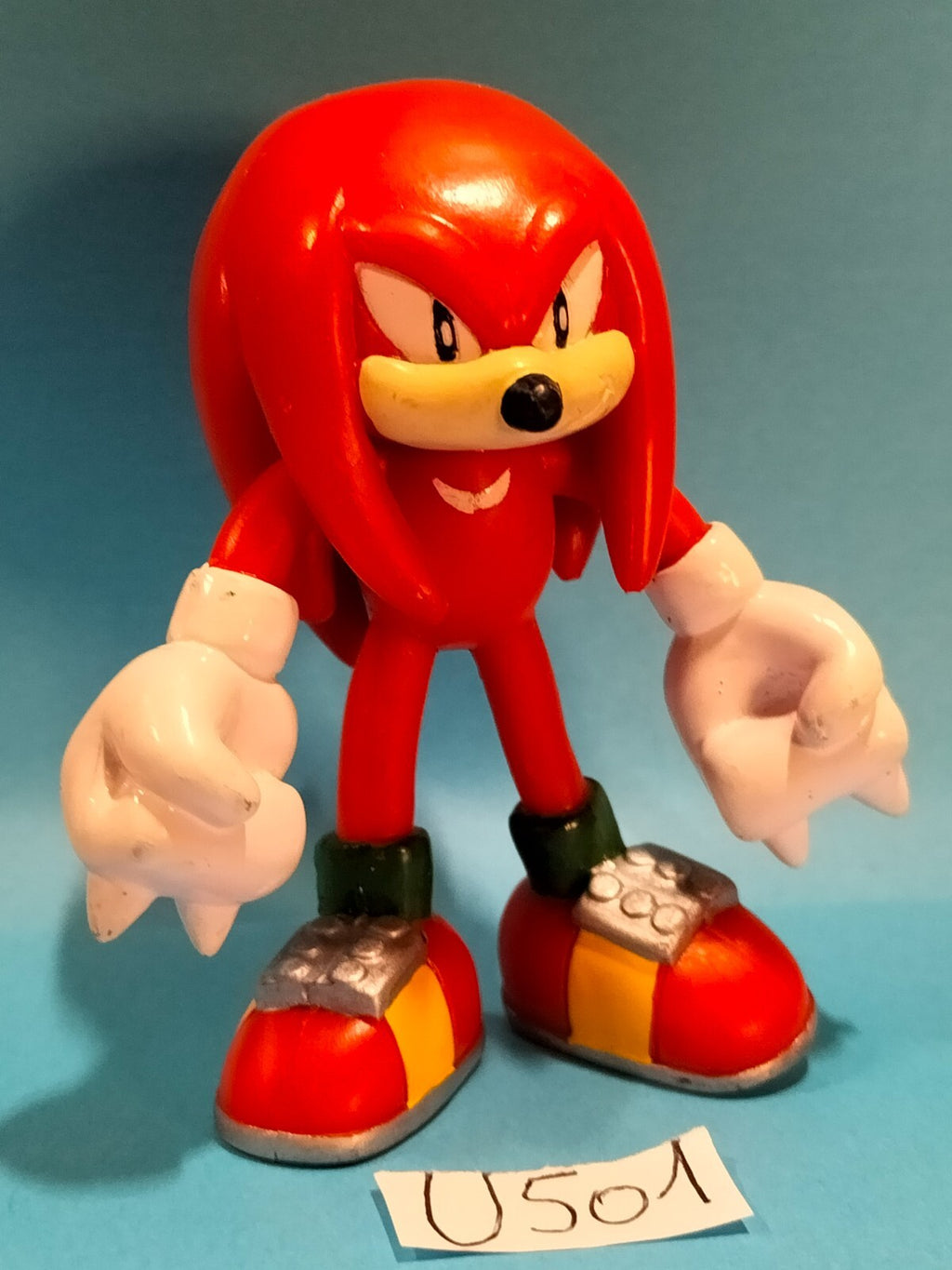 Figurine U501: Knuckles Sonic 2000 SEGA 8cm flexible Bendable