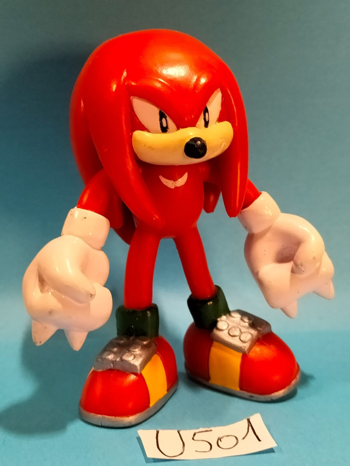 Figurine U501: Knuckles Sonic 2000 SEGA 8cm flexible Bendable