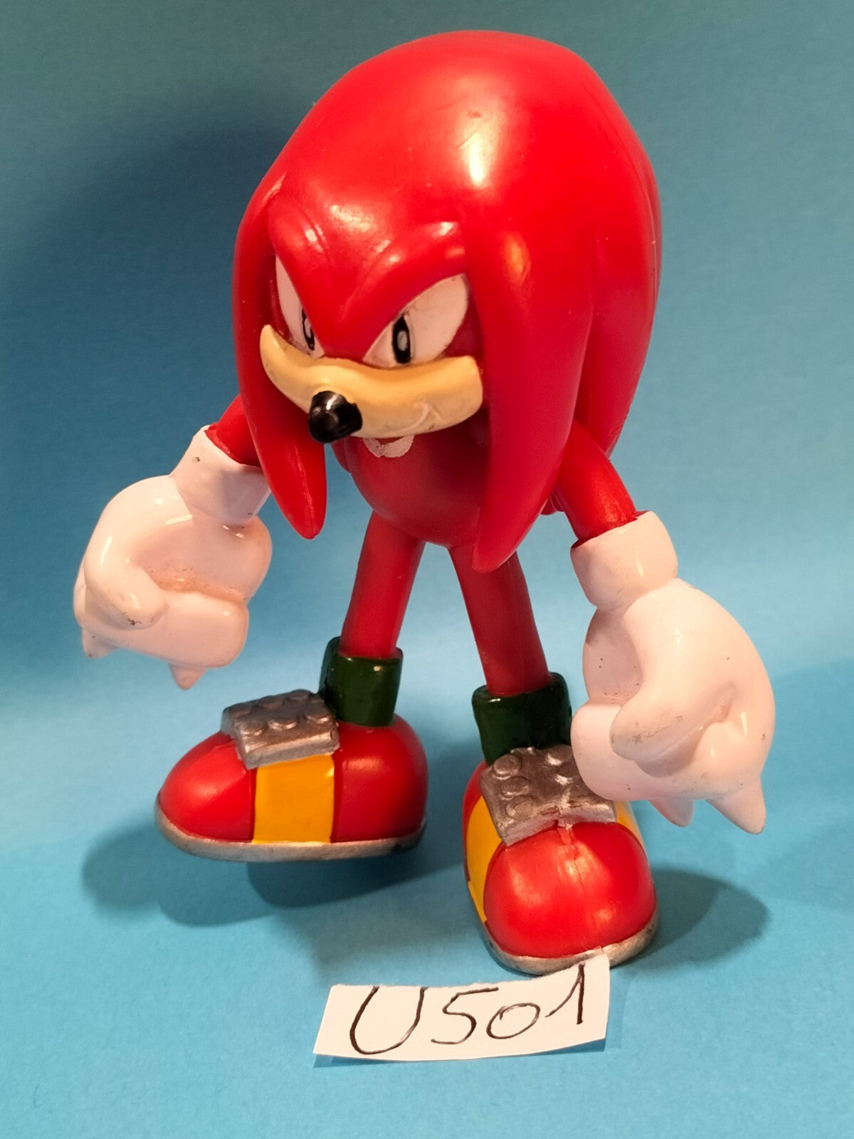 Figurine U501: Knuckles Sonic 2000 SEGA 8cm flexible Bendable
