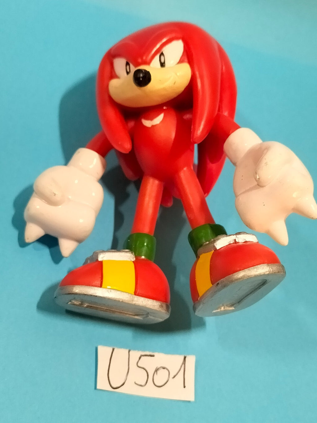 Figurine U501: Knuckles Sonic 2000 SEGA 8cm flexible Bendable