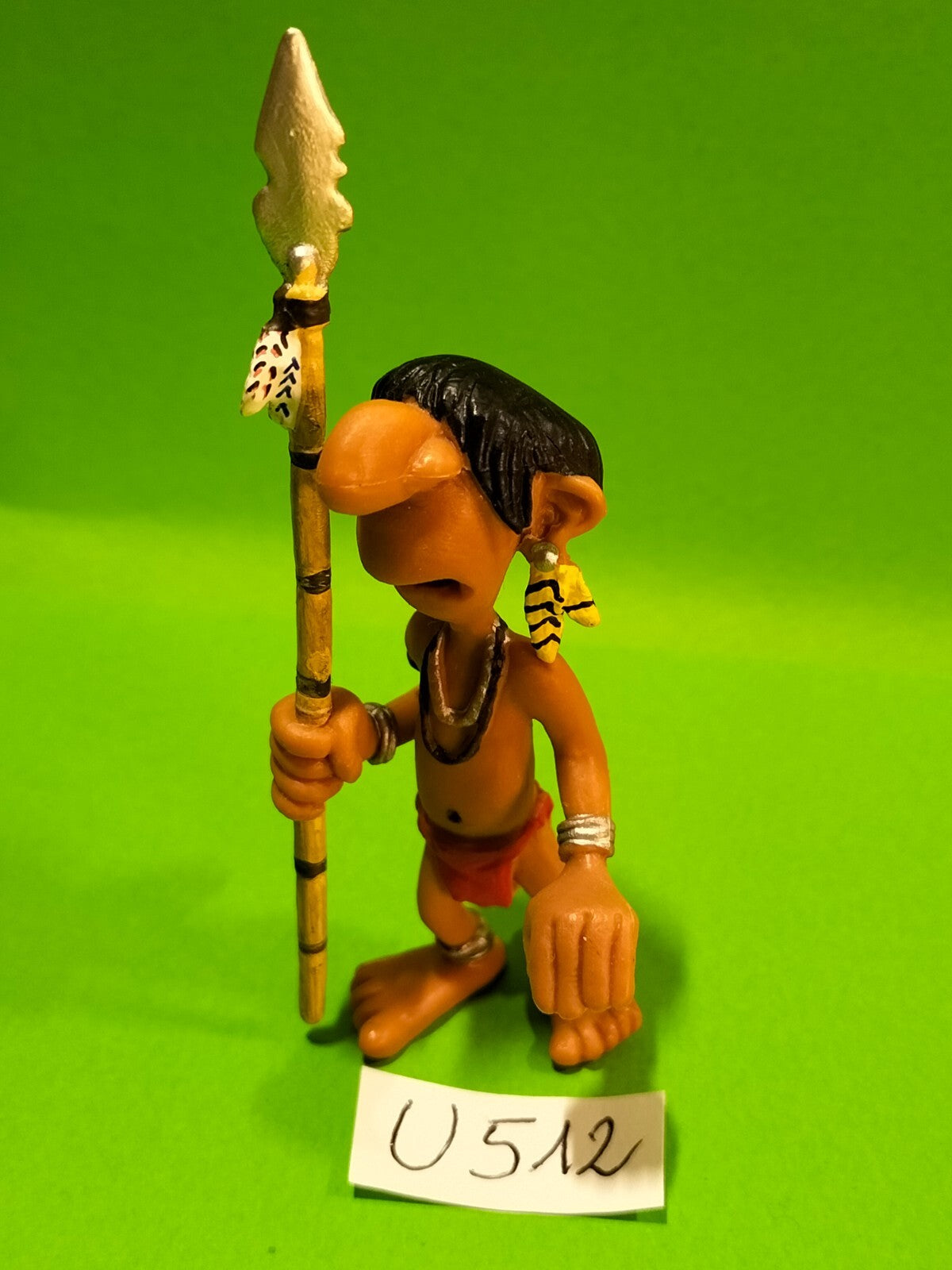 Figurine U512: Indigenous Chahutas Marsupilami 2006 Plastoy 8.5cm Amazonian Indian