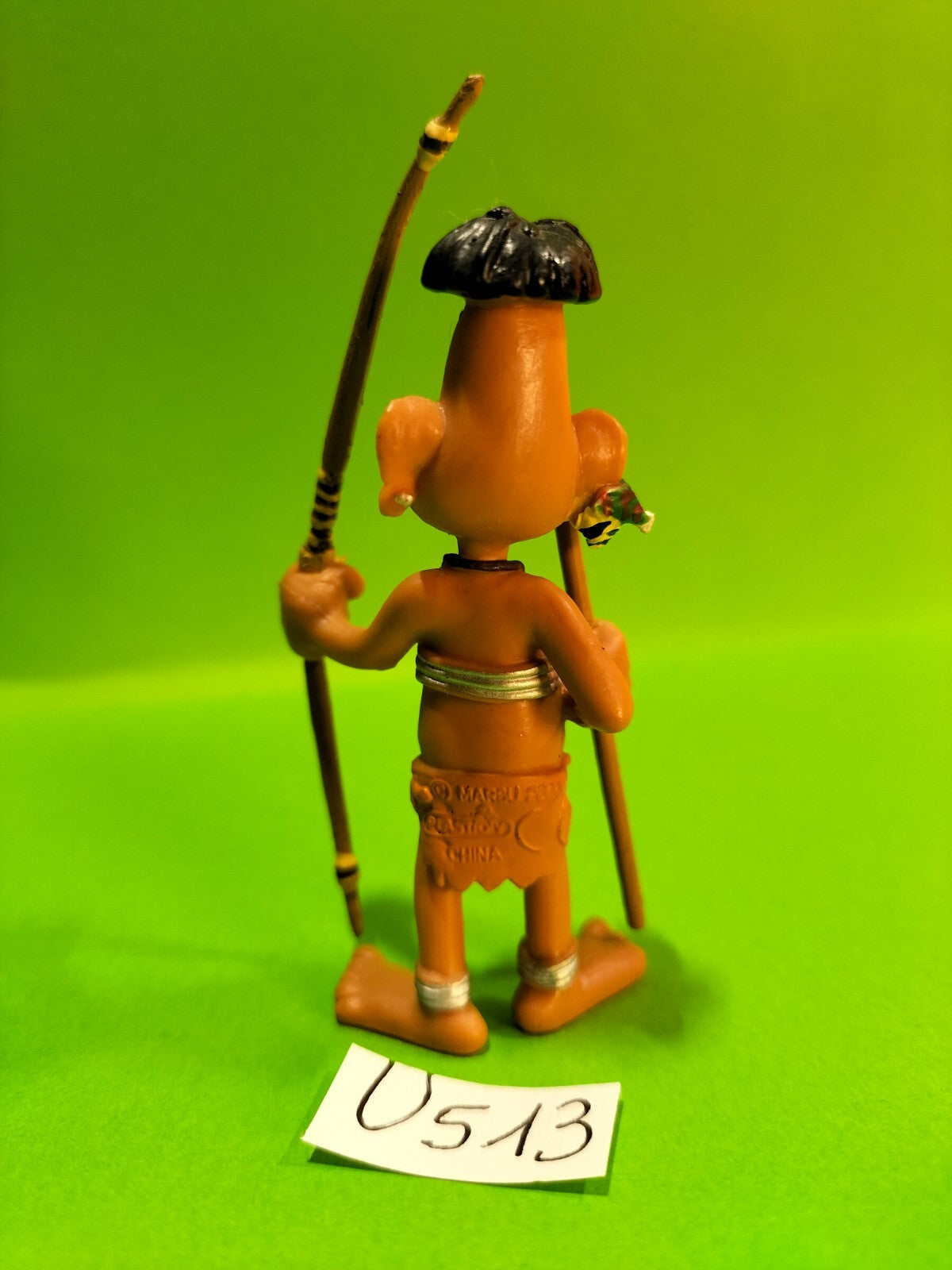 Figurine U513: Indigenous Chahutas Marsupilami 2006 Plastoy 7.5cm Amazonian Indian