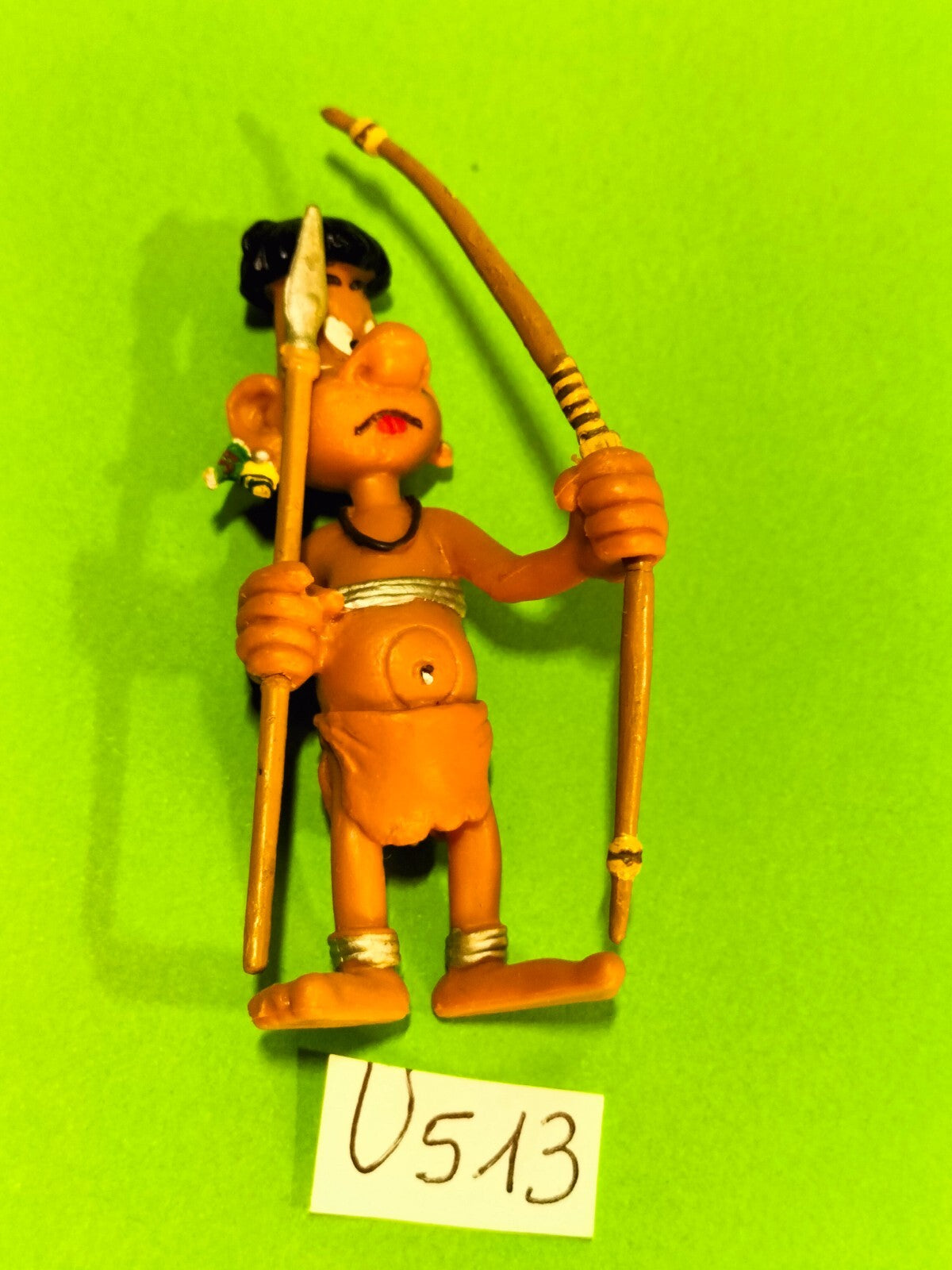 Figurine U513: Indigenous Chahutas Marsupilami 2006 Plastoy 7.5cm Amazonian Indian