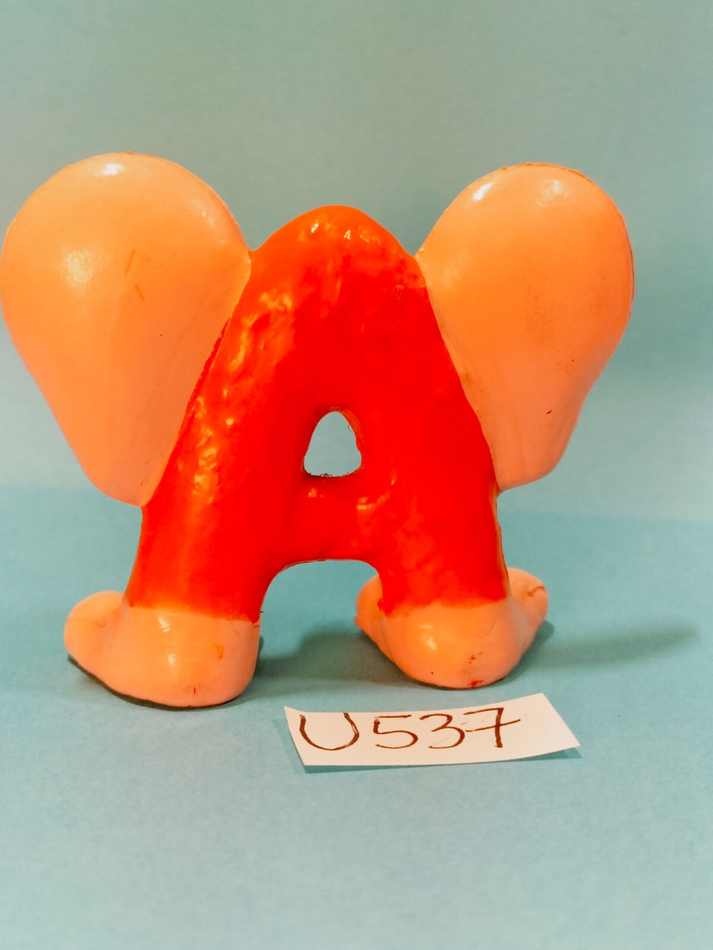 Figurine U537: Lloyd Gilbert Alpha Critters 5cm Alphabet 1987 Letter A