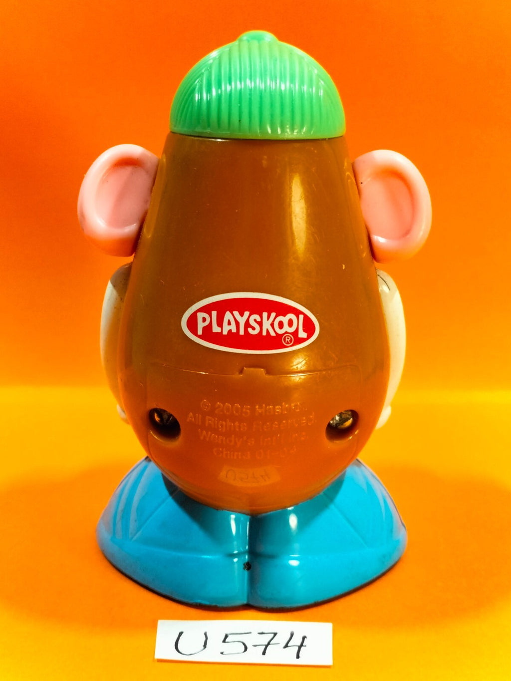 Figurine U574: Mr Potato Mr. Potato Head Wendy's 2005 Hasbro Playskool 9cm