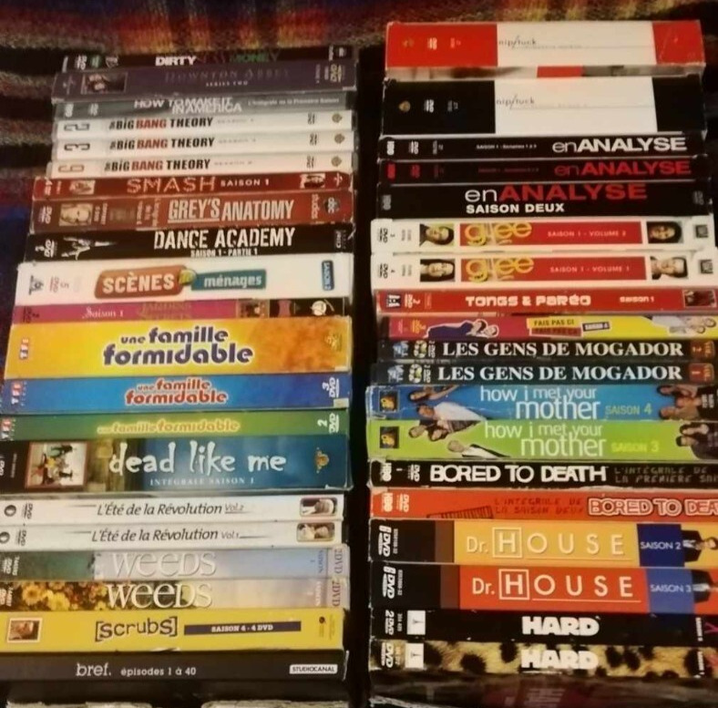 Lot of 38 seasons of TV series on DVD: Dramas/Comedies
