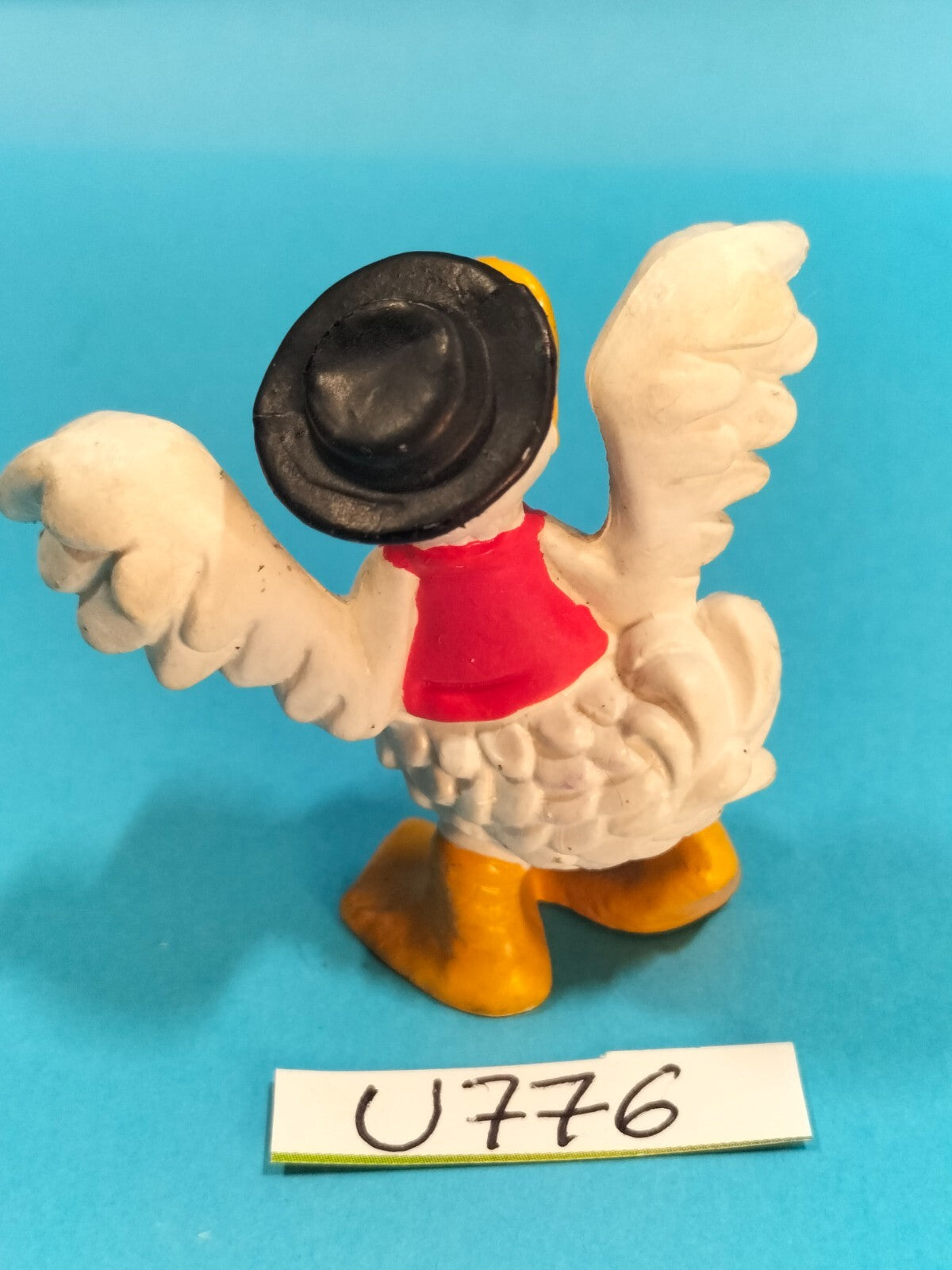 Figurine U776: Dancing duck 5cm Dancing duck Bully 1981 West Germany