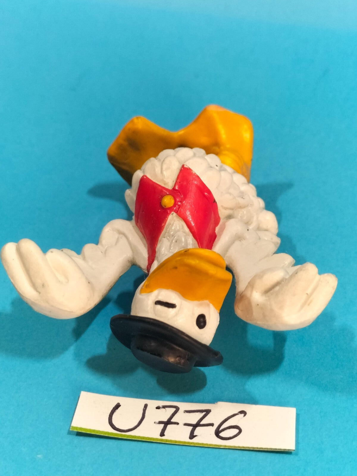 Figurine U776: Dancing duck 5cm Dancing duck Bully 1981 West Germany